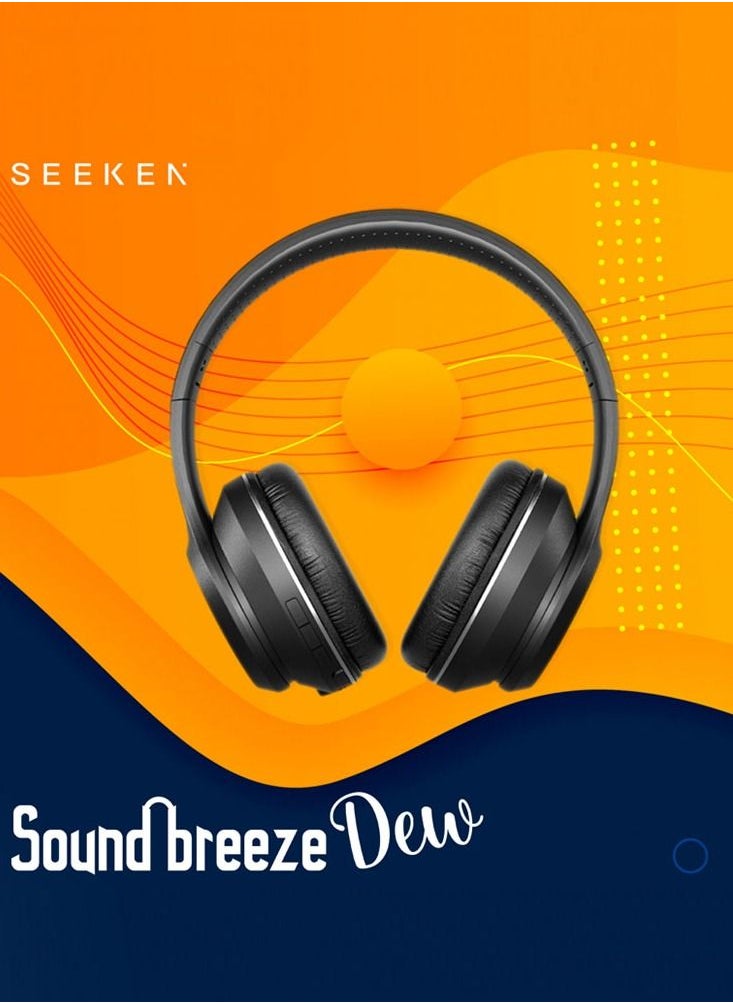 Seeken Seeken Sound Breeze Over The Ear Headphone Gaming Headset Black Phone, laptop, Computer, Gaming Tool  - Image 4