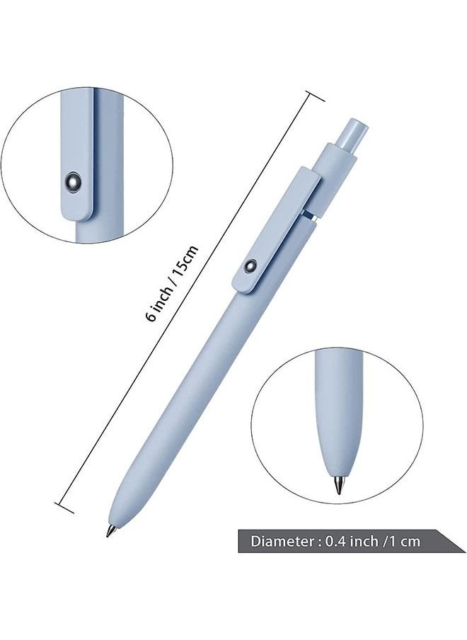 Captaintech 5pcs Quick Dry Ink Pens Retractable Ink Pens 0.5mm - Image 2