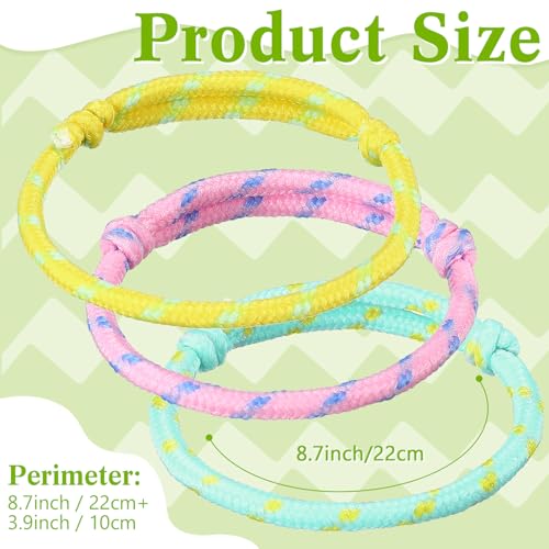 Remerry 168 Pcs Friendship Bracelets Adjustable Woven Rope Bracelets Bulk Graduation Ceremony Prom Birthday Party Favors Goodie Bag Stuffers 8 Assorted ColorsMacaron Colors - Image 5