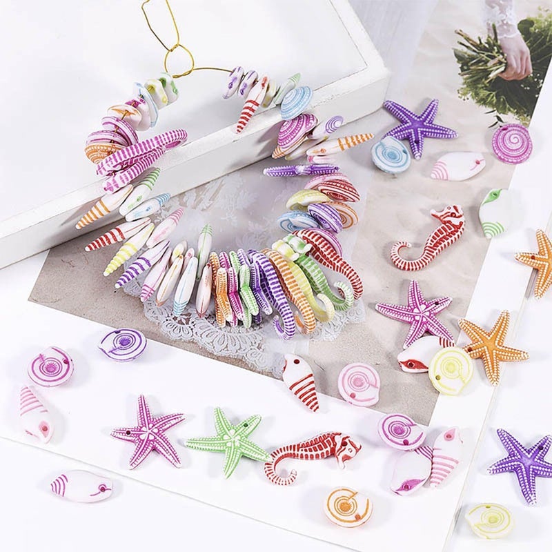 EPCDBBRT 100 Pieces Mini Sea Life Accessories, Beach Accessories, Mini Seashells, Starfish Decoration, Small Seashells, Shells For Crafts - Image 5