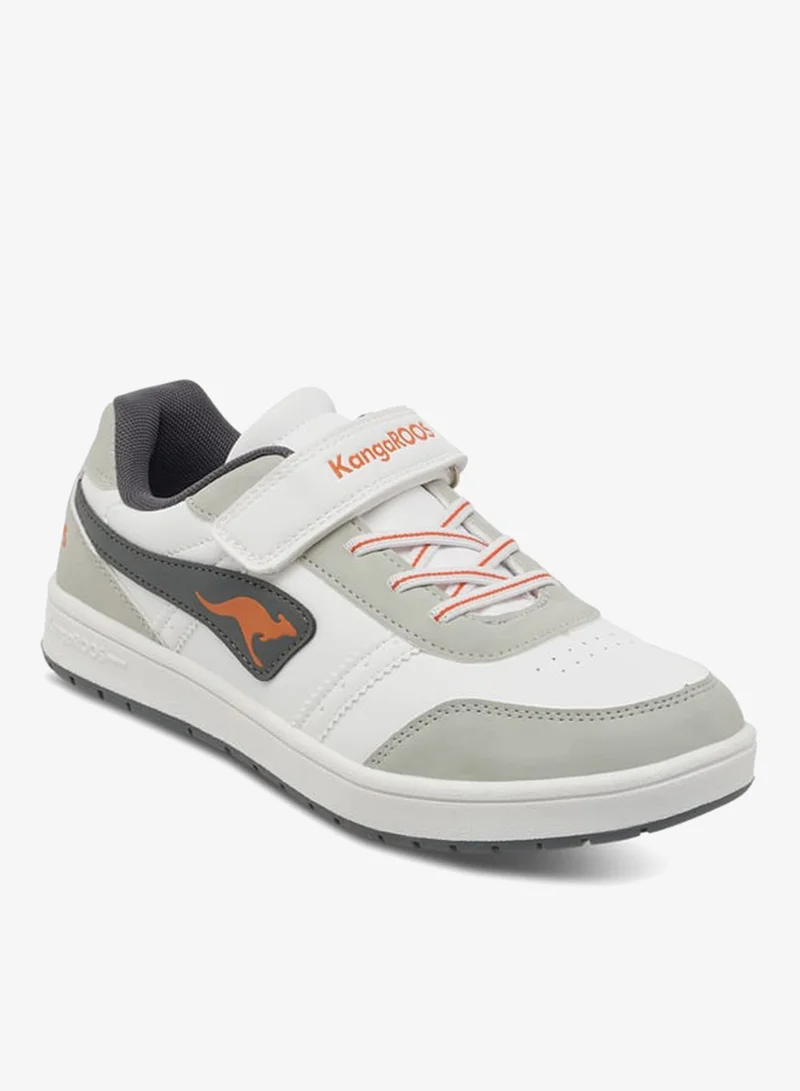 kangaROOS GREY Women's Logo Detail Sports Shoes with Hook and Loop Closure for Women | Best Price UAE