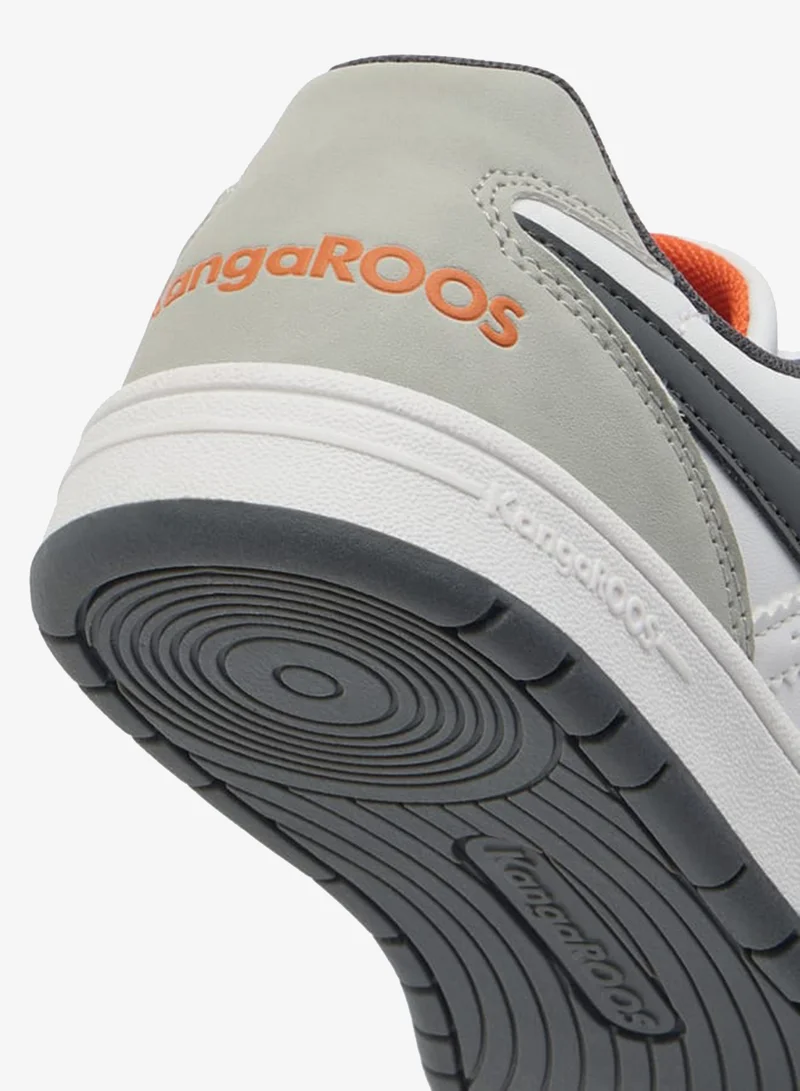 kangaROOS GREY Women's Logo Detail Sports Shoes with Hook and Loop Closure for Women | Best Price UAE