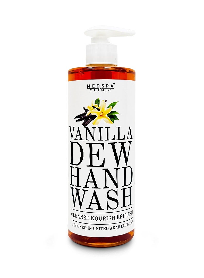 MEDSPACLINIC Vanilla Dew Hand Wash, Cleansing and Nourishing Formula, 500ml - Image 1