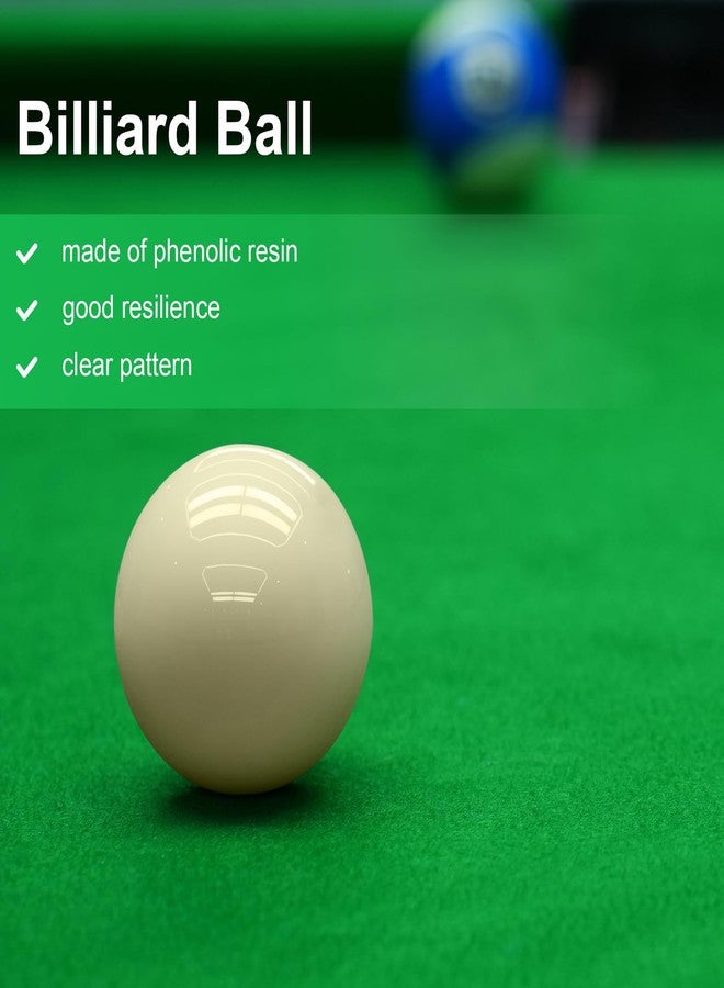 HMQQ 2 1/4" Pool cue Ball and Professional AAAA Grade Billiards cue Ball, Set of 1 (cue Ball) - Image 3