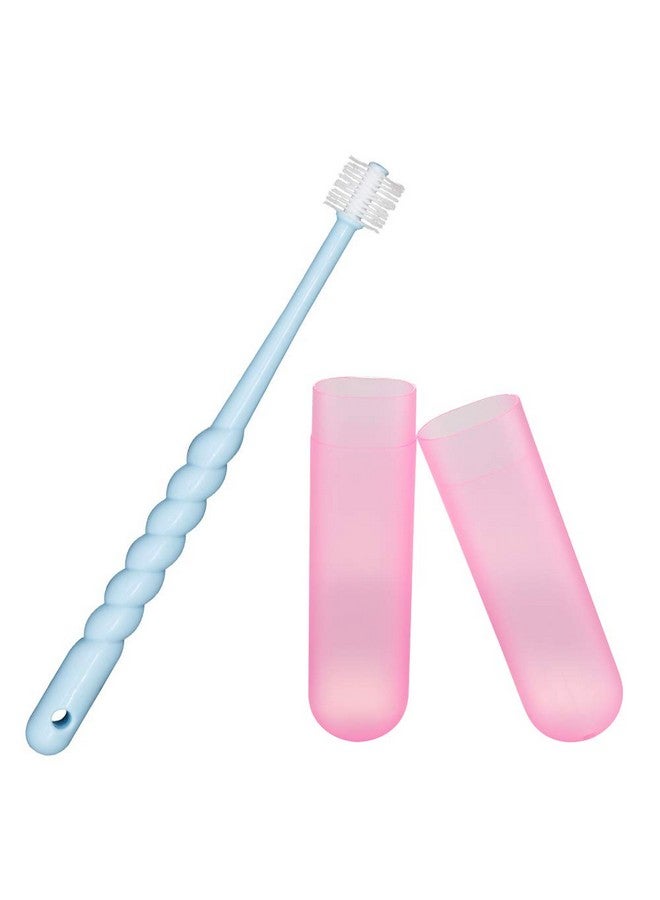 في تربو واي فرشاة أسنان للحيوانات الأليفة بزاوية 360 درجة للجراء والكلاب الصغيرة والقطط، قد تختلف الألوان - Image 1