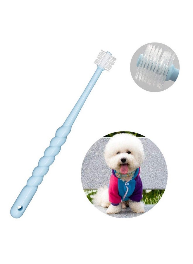 في تربو واي فرشاة أسنان للحيوانات الأليفة بزاوية 360 درجة للجراء والكلاب الصغيرة والقطط، قد تختلف الألوان - Image 2