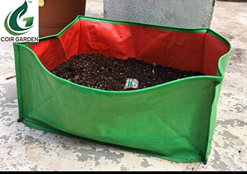 COIR GARDEN Terrace Gardening HDPE Grow Bags for Vegetable Plants (24"x12"x12" Inches) - [60cms(L) X30cms(W) X30cms(H)] - Pack of 3 - Image 5
