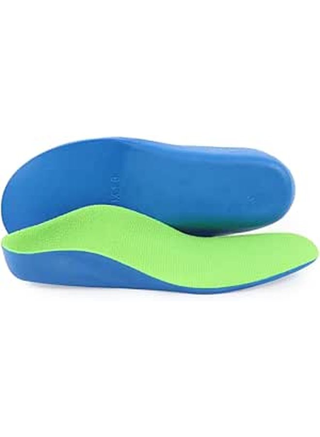 Children Flat Feet Arch Support Blue Shoes Inserts Cushion Pads For Boys Girls Growing Foot Pain Relief - Image 1