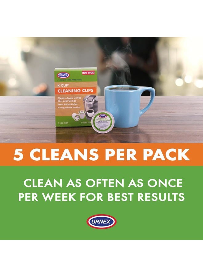 Urnex Cleaning Pods - 5 Pods - Compatible with Keurig 1.0 & 2.0 and All Single Serve Coffee Machines - Image 5