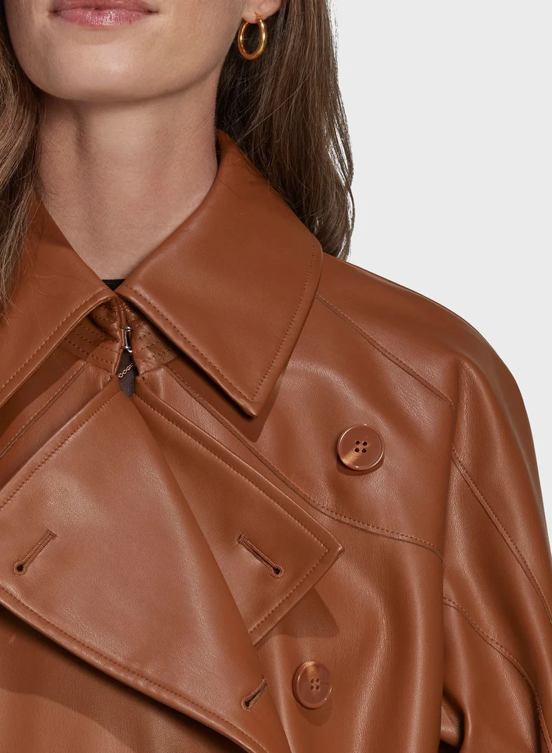 adidas Originals Faux Trench Coat