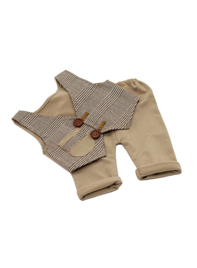 NIBEMINENT Newborn Photo Clothing Gentleman Vest And Shorts Set - Image 1