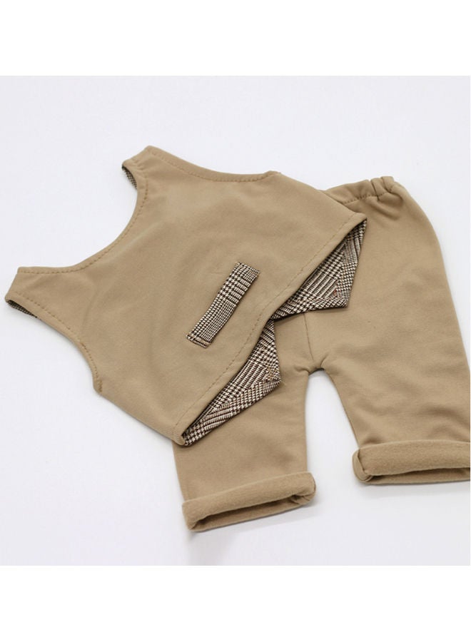 NIBEMINENT Newborn Photo Clothing Gentleman Vest And Shorts Set - Image 2