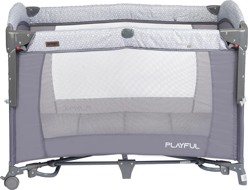 Prego playful Mother's Side Baby Playpen - Gray