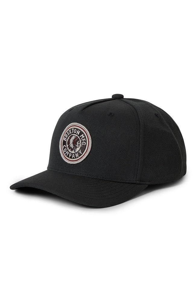 Brixton Unisex's Standard Rival C MP Snapback, Washed Black - Image 1