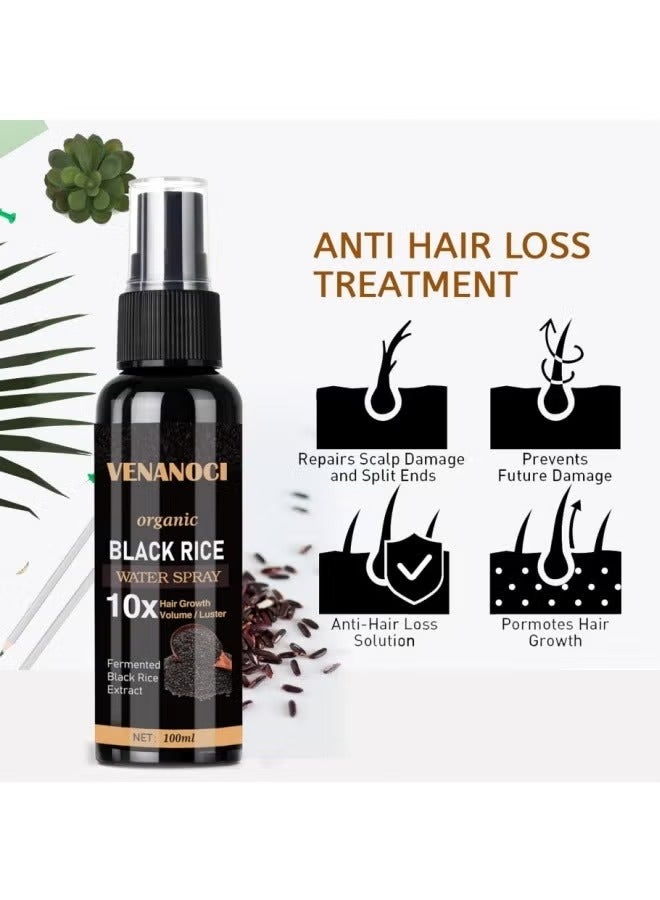 ڤينانوتشي مصل نمو الشعر فينانوسي، ماء الأرز لنمو الشعر للنساء والرجال، علاج تساقط الشعر، رذاذ ماء الأرز لعلاج الشعر الجاف التالف، علاج إعادة نمو الشعر لفترة أطول - Image 5