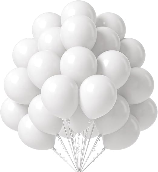 BRIJBAZAAR 25 pcs Gold Black White Metallic Chrome Balloons for Birthday Decoration items celebration Anniversary Girls Boys Men Women - Image 4