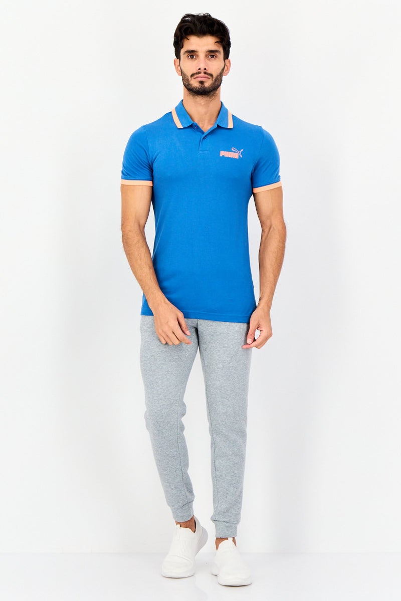 PUMA Men Slim Fit Short Sleeves Outdoor Polo Shirt, Vallarta Blue - Image 3