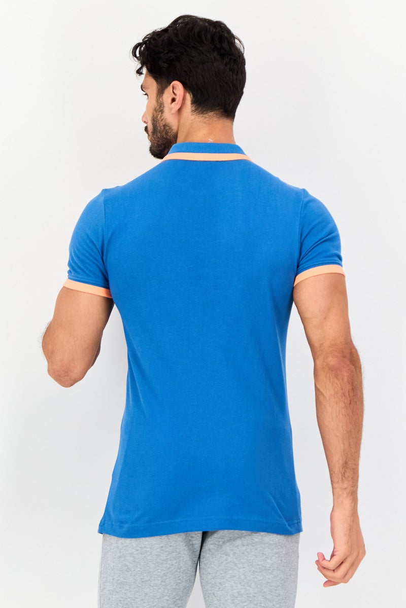 PUMA Men Slim Fit Short Sleeves Outdoor Polo Shirt, Vallarta Blue - Image 2