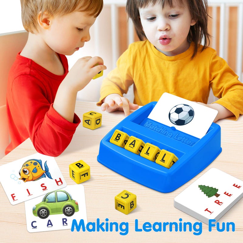 NARRIO Educational Toys for 3 4 5 Year Old Boys Gift, Matching Letter Game Preschool ABC Learning Toys for Kids Ages 4-8 Years, Christmas Birthday Gifts for 3-6 Year Old Boys Toddler Toys Age 2-4 - Image 5