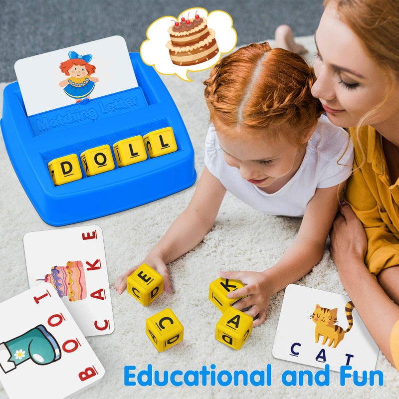 NARRIO Educational Toys for 3 4 5 Year Old Boys Gift, Matching Letter Game Preschool ABC Learning Toys for Kids Ages 4-8 Years, Christmas Birthday Gifts for 3-6 Year Old Boys Toddler Toys Age 2-4 - Image 3