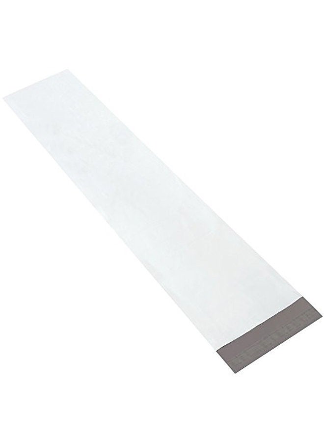BOX USA Aviditi Long Poly Mailer Envelopes, 9 1/2" x 45", White, Self-Seal with Tear Strip, Waterproof and Puncture Resistant, For Shipping Long Items, Wallpaper, Parts, and Fabric, Pack of 50 - Image 4