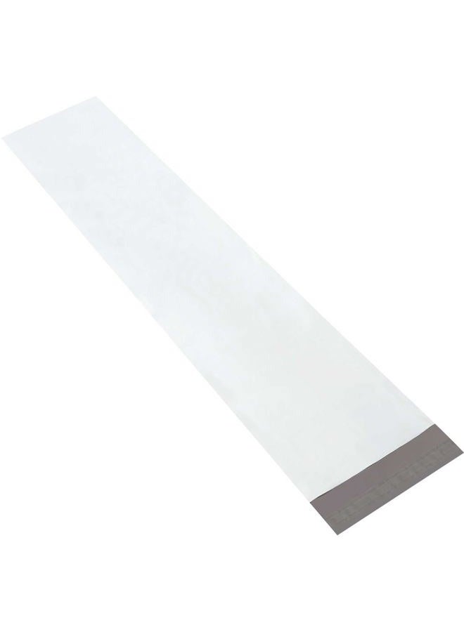 BOX USA Aviditi Long Poly Mailer Envelopes, 9 1/2" x 45", White, Self-Seal with Tear Strip, Waterproof and Puncture Resistant, For Shipping Long Items, Wallpaper, Parts, and Fabric, Pack of 50 - Image 3