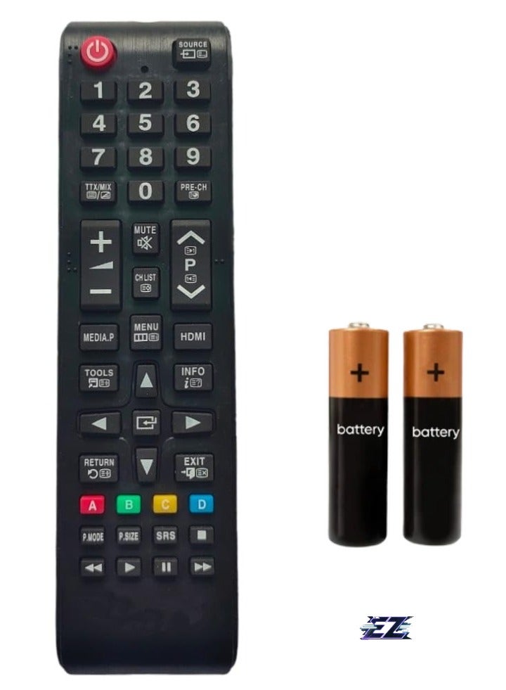 PopZa LCD/LED Remote No. URC116 – Universal Replacement Remote Control for Samsung LCD/LED TVs – Fully Compatible with All Samsung Models – Easy Setup and Reliable Performance - Image 1