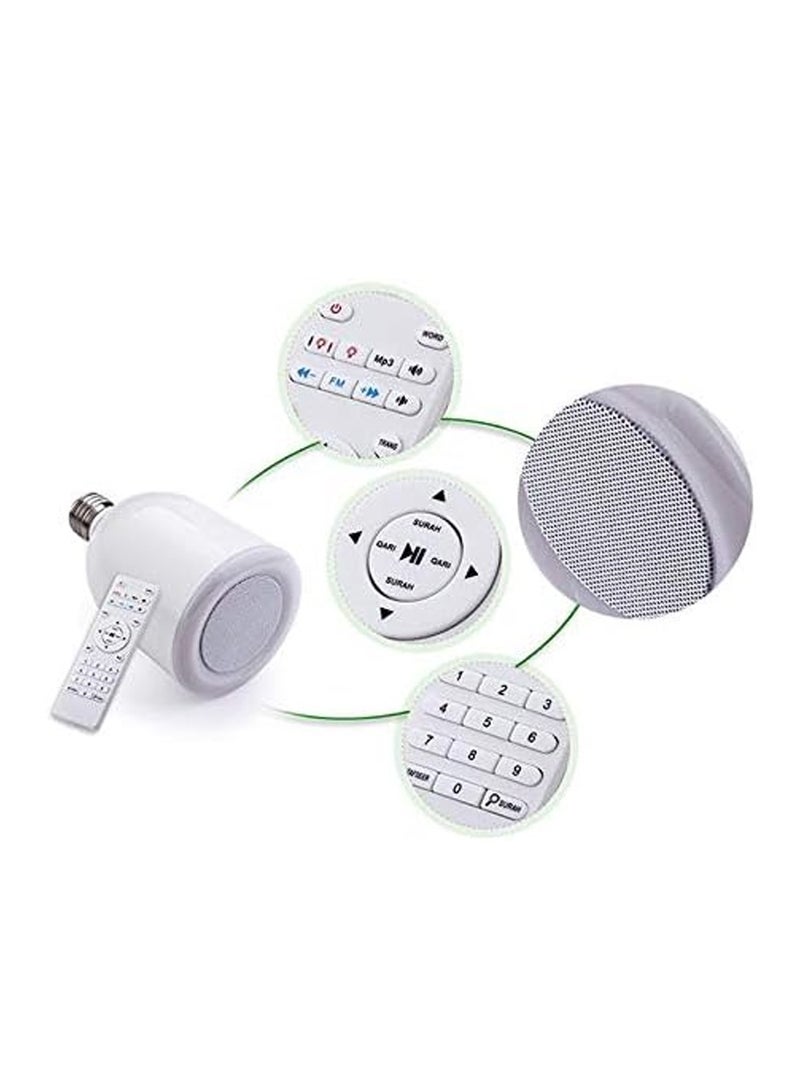 Led Quran Digital Bluetooth Speaker Lamp With HD Quality Quran Audio and Remote Control - Image 3