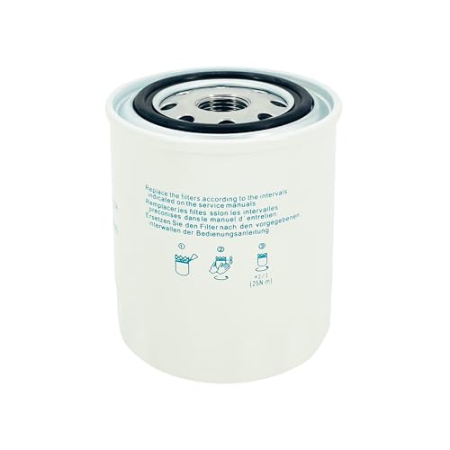 Euros K1211-82320 Air Fil-ter Maintenance Kit Fit For Kubota BX24 BX25 BX23S BX1500 BX1800 BX2360 BX2380 BX2230 Rep HH150-32430/HHK20-36990 Oil/Transmission Filter (White-K1211-82320) - Image 2