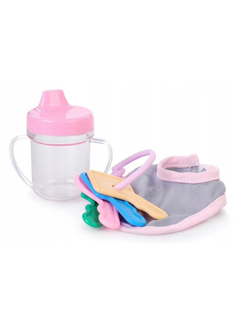 بامبولينا دمية طفل 26 سم مع مقعد سيارة وملحقات - مناسبة للأطفال من عمر سنتين فما فوق - Image 4