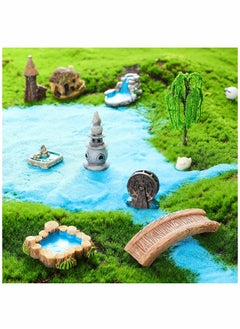 Fairy Garden Accessories, Miniature Garden Bridge, Figurines, Mini Lighthouse, Water Well, Miniature Pond Lawn Garden, Ornament Figurines, for DIY Craft Garden Decoration 12 Pieces - pzsku/ZD3F00205FDFD3F065480Z/45/_/1698409056/520126aa-cba0-4db0-8686-55d38184de04