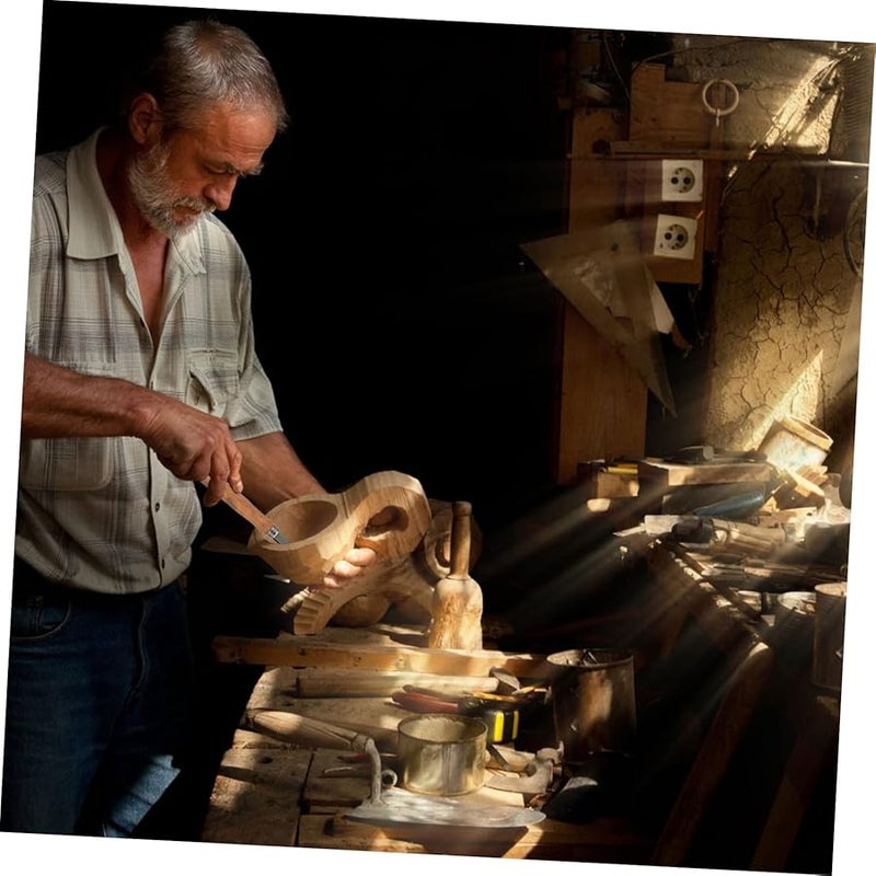 5pcs Wood Carving Tool Handles for Woodworking and Scribing Blades for Craftsmen and Beginners - Image 4