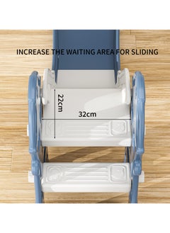 FULL JOY Foldable Castle Slide, Blue  - Image 5