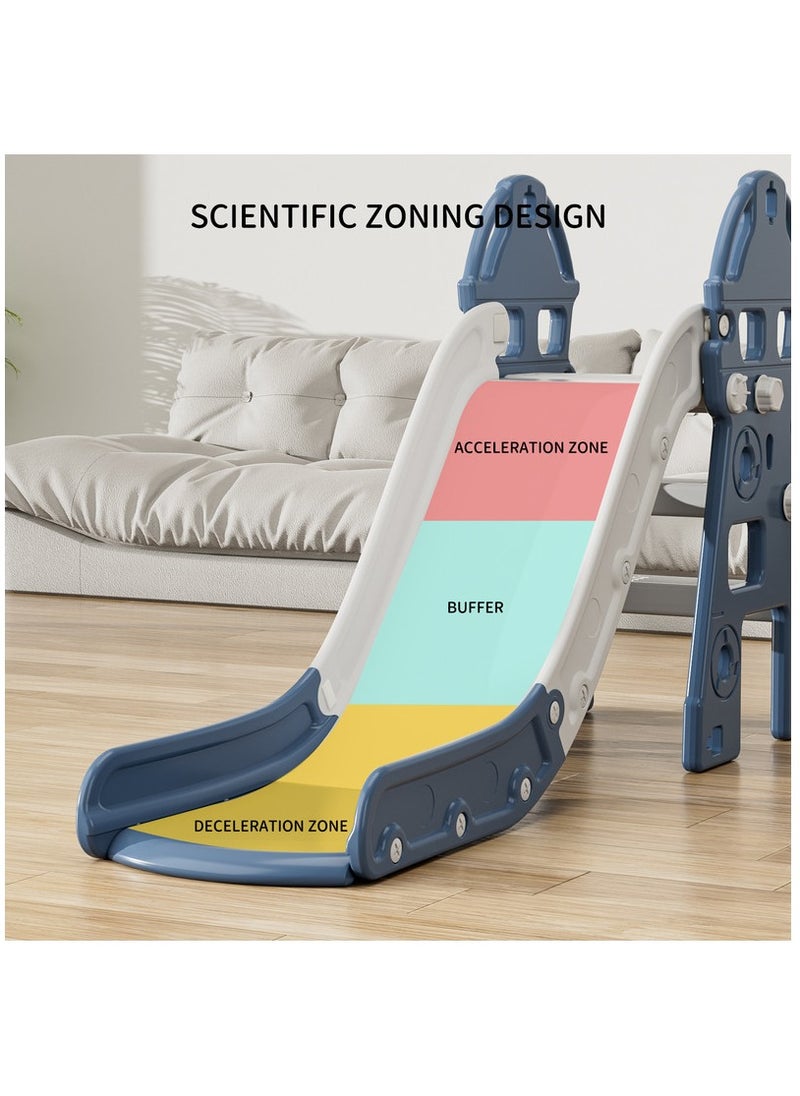 FULL JOY - Foldable Castle Slide, Blue - Image 1