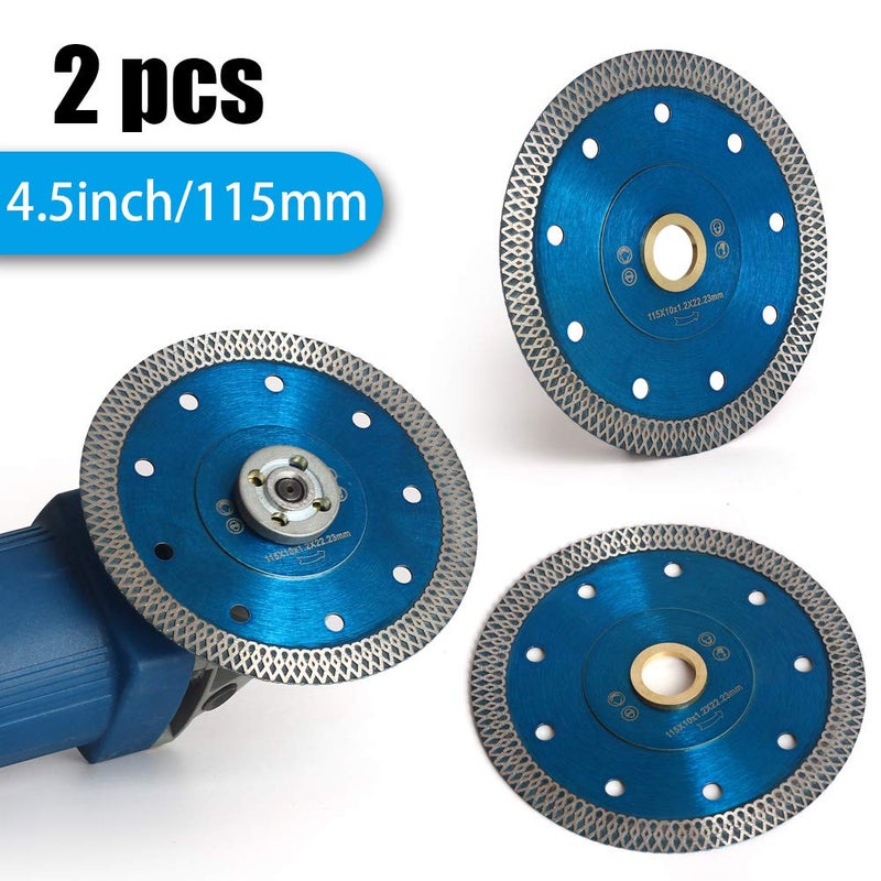 VOSIDUE 2Pcs/Lot 4.5" Tile Saw Blade Diamond Blade for Cutting Granite Marble Porcelain Tile … - Image 3