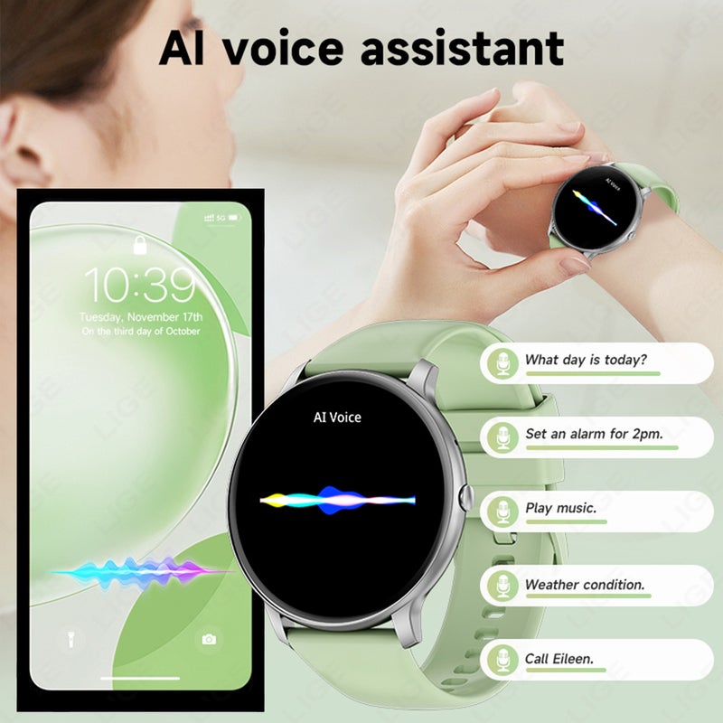 Smart Watch Bluetooth Call Music Wireless Charging Heart Rate Detection Sports Watch - Image 4