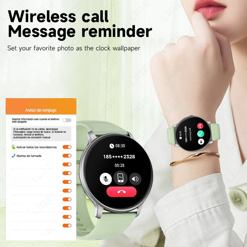 Smart Watch Bluetooth Call Music Wireless Charging Heart Rate Detection Sports Watch - Image 5