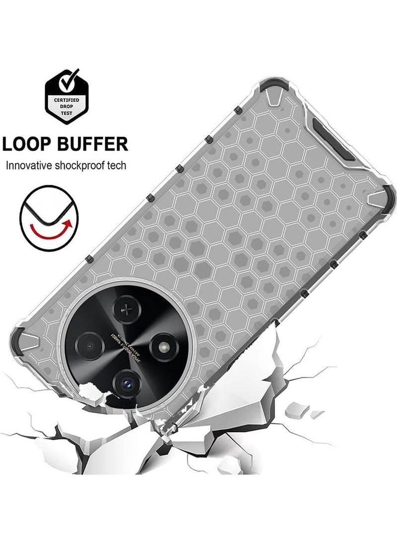 عام حافظة متوافقة مع هواوي نوفمبر 12 آي 【امتصاص الصدمات على شكل قرص العسل】 【انقطاع دقيق】 غطاء واقي لجهاز الكمبيوتر غطاء هاتف ناعم من البولي يوريثان لهواوي نوفا 12 آي - Image 2