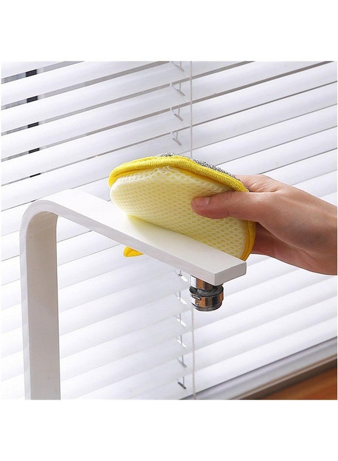 أتش أس آر إسفنجات تنظيف الأطباق HSR، إسفنجات تنظيف مزدوجة الجوانب غير قابلة للخدش، جانب خشن للفرك لأواني الطهي غير اللاصقة، جانب فرك ناعم من الألياف الدقيقة للأطباق (عبوة من 10 قطع) - Image 5