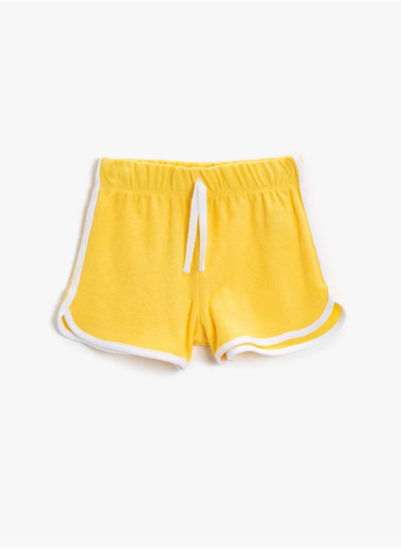 KOTON Stripe Detail Shorts Cotton