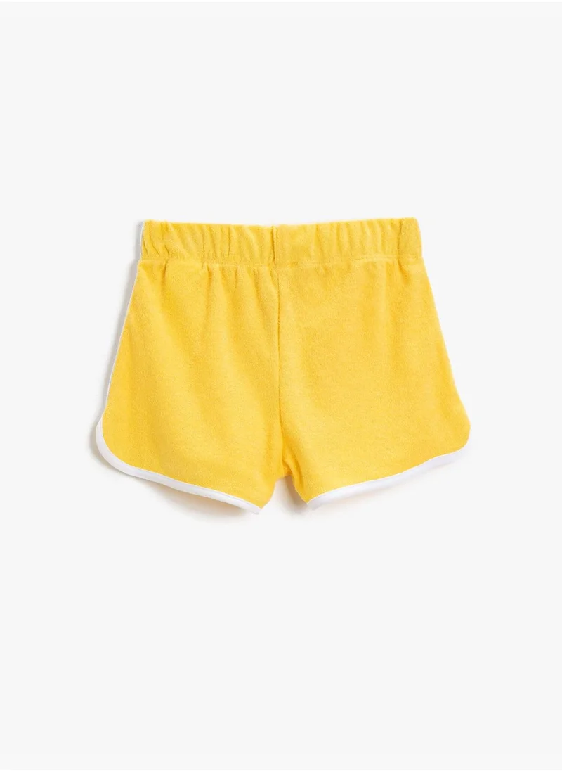 KOTON Stripe Detail Shorts Cotton