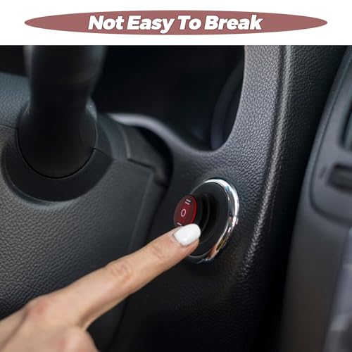 WINOMO 3 Pin Round Rocker Toggle ON/Off Waterproof 6A/250V SPDT Switch Button for Truck Camper - Image 3