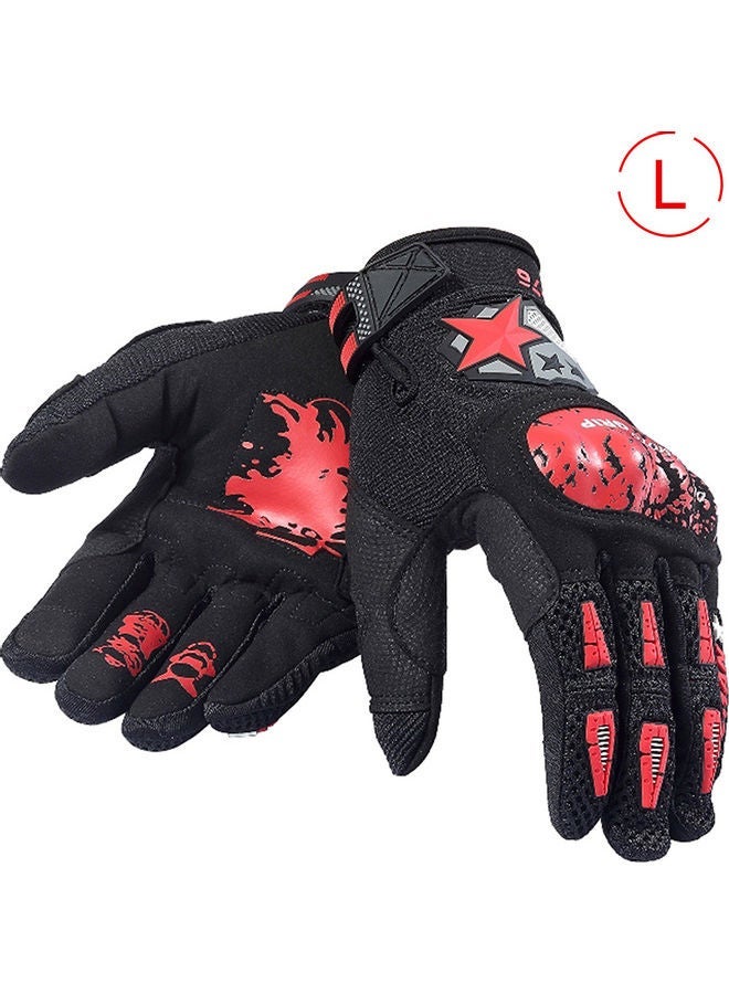 NIBEMINENT 2-Piece Motorcycle Riding Gloves - Image 2
