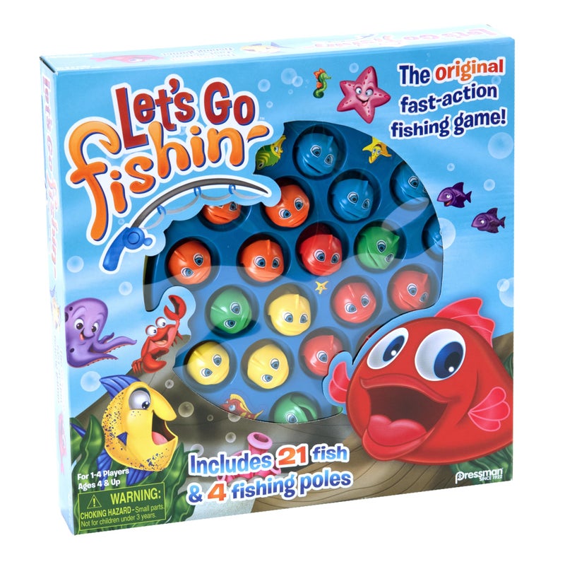 Pressman Let's Go Fishin' Game by Pressman - The Original Fast-Action Fishing Game!, 1-4 players - Image 5