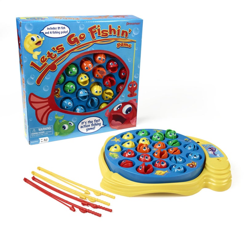Pressman Let's Go Fishin' Game by Pressman - The Original Fast-Action Fishing Game!, 1-4 players - Image 2