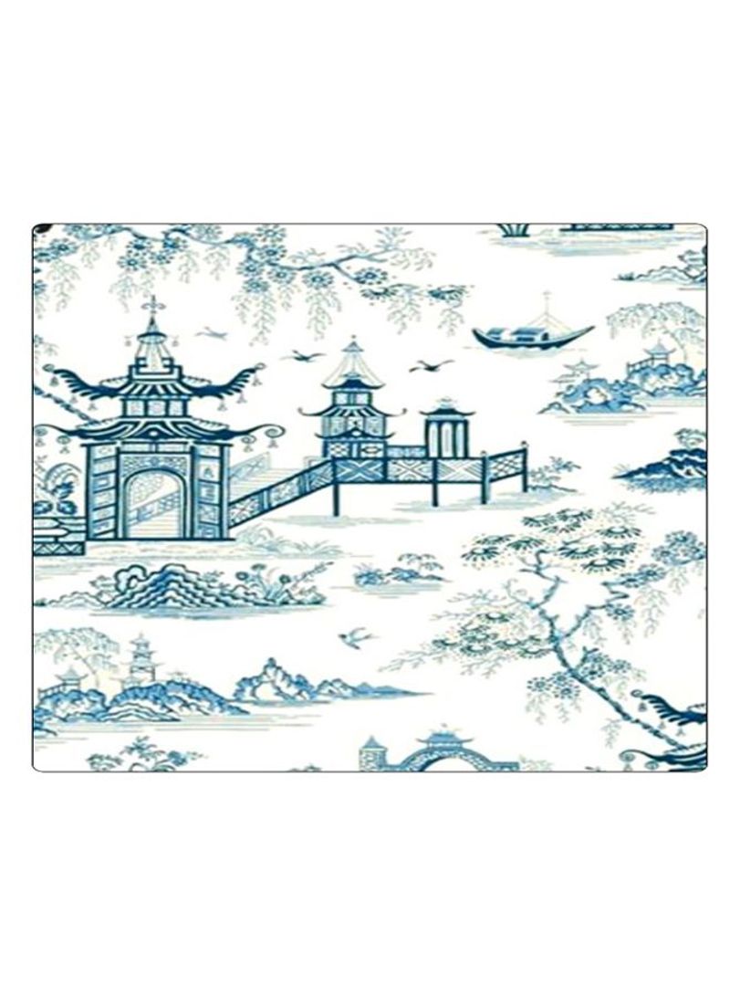 RKN Printed Anti-Slip Gaming Mouse Pad Blue/White