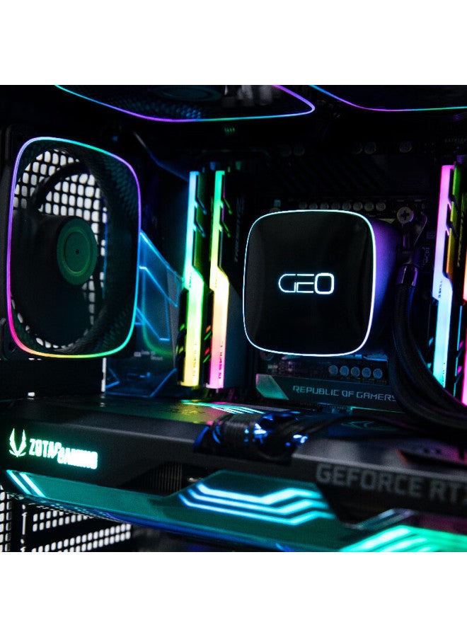 Geometricfuture Geometricfuture Eskimo Cpu Water Cooler 240 Radiator/high Performance/rgb Lighting Control/multi-platform Mounting Kit - Image 5