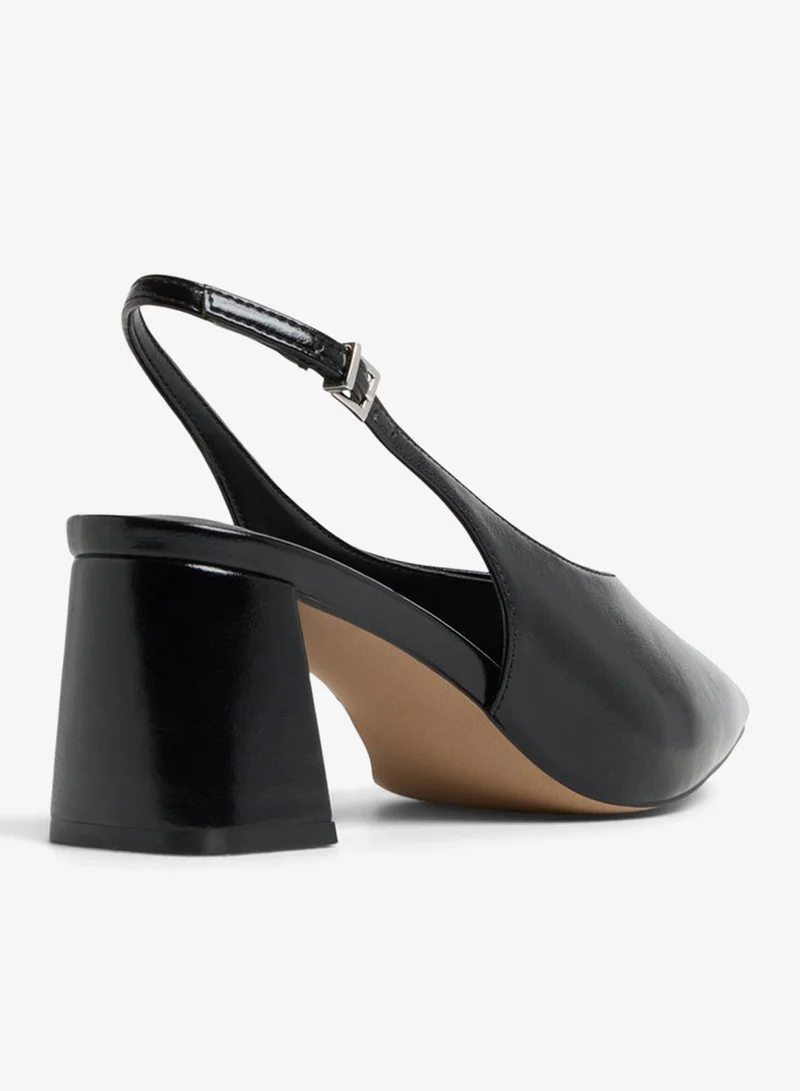 كول ات سبرنج ماريانا كعب أسود بحزام خلفي