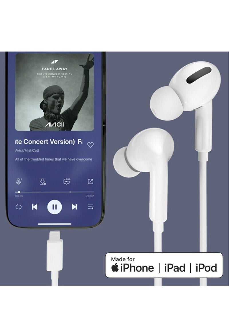 ELTRAZONE - Apple Earbuds iPhone Headphones, Earphones with Lightning Wired Noise Isolating [Apple MFi Certified] Built-in Microphone & Volume Control Compatible with iPhone 12/11/XR/XS/X/7/7 Plus/8/8Plus - Image 1