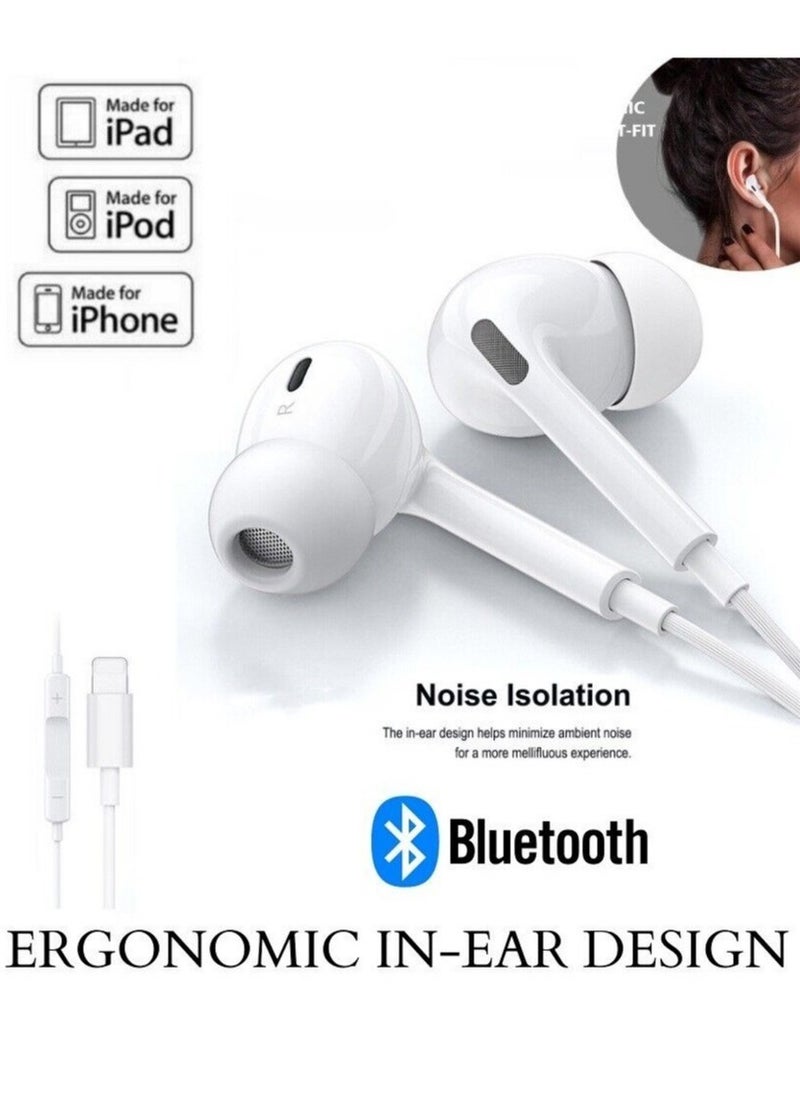 ELTRAZONE - Apple Earbuds iPhone Headphones, Earphones with Lightning Wired Noise Isolating [Apple MFi Certified] Built-in Microphone & Volume Control Compatible with iPhone 12/11/XR/XS/X/7/7 Plus/8/8Plus - Image 1